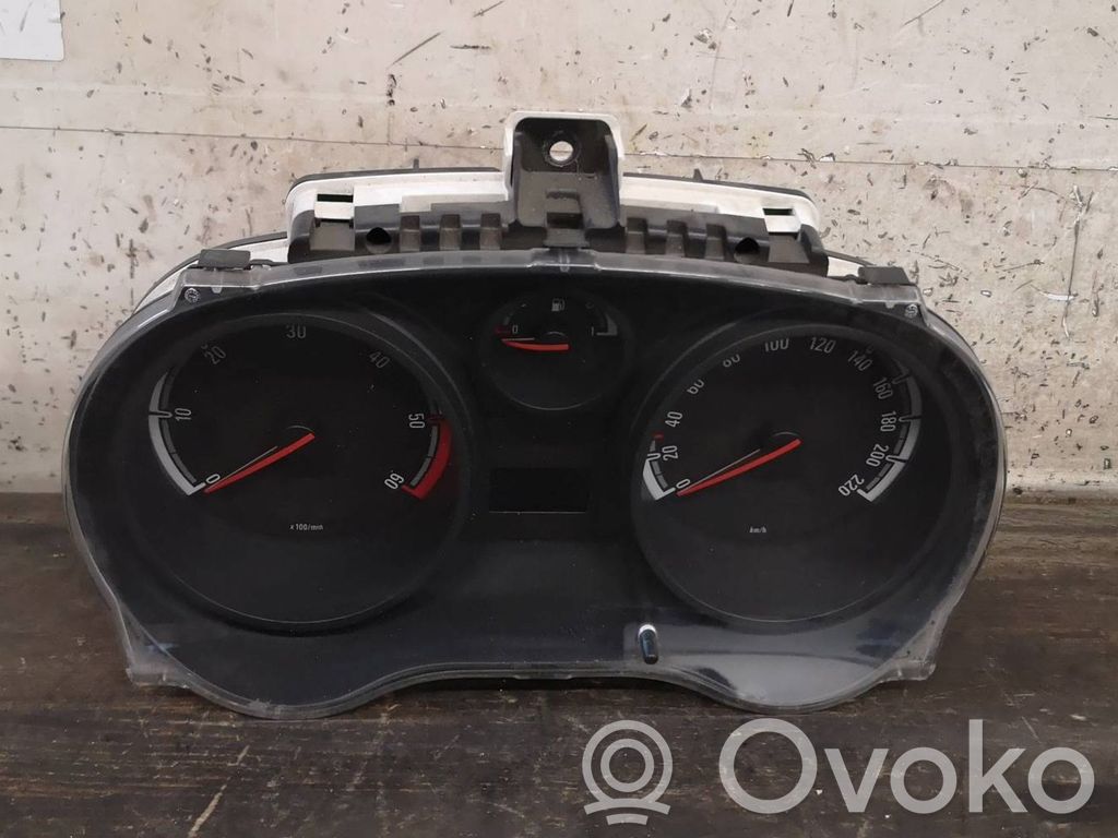 Opel Corsa D Spidometrs (instrumentu panelī) 