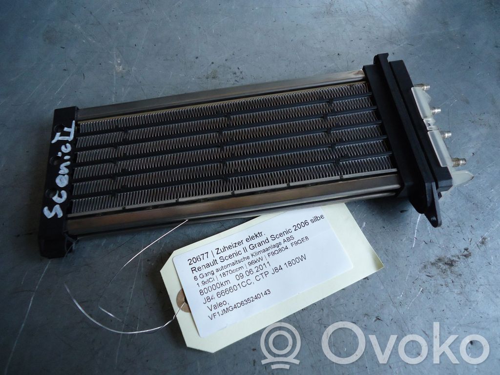 Renault Scenic II -  Grand scenic II Electric cabin heater radiator 