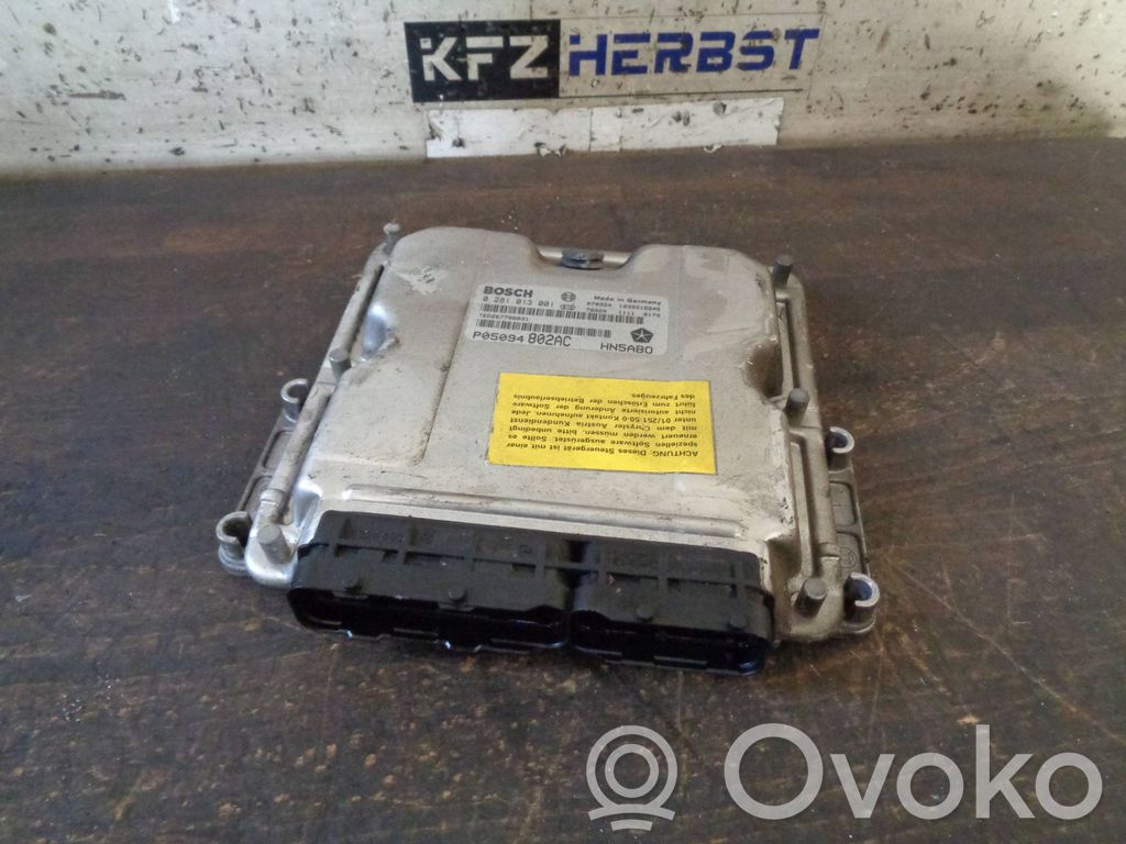 Engine control unit/module   P05094802AC,P05094802AC,0281013001,0281013001,P05094802AC