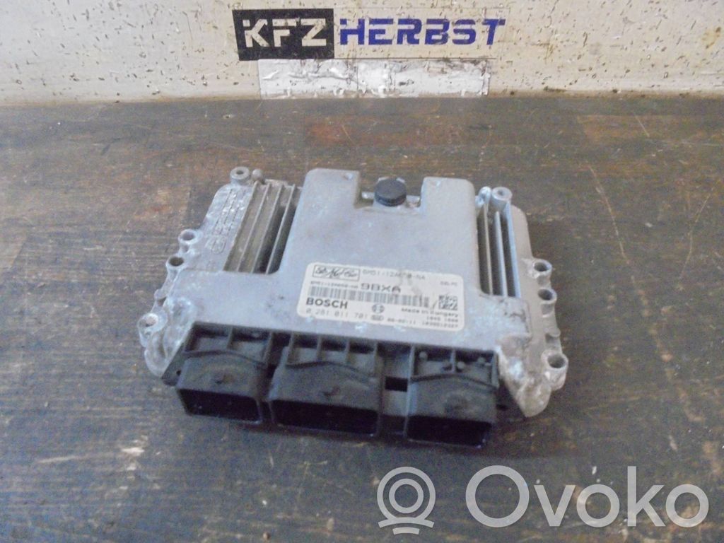 Engine control unit/module   6M5112A650NA,6M5112A650NA,0281011701,0281011701,6M5112A650NA,9BXA