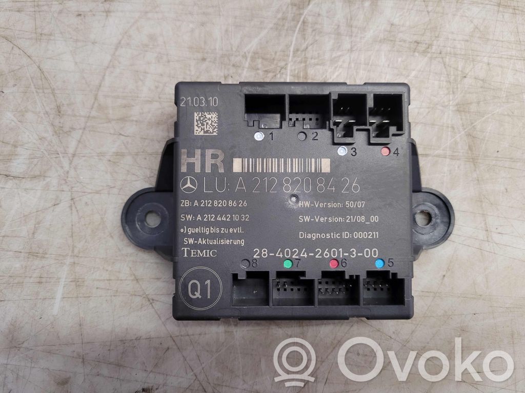 Mercedes-Benz E W212 Other control units/modules 