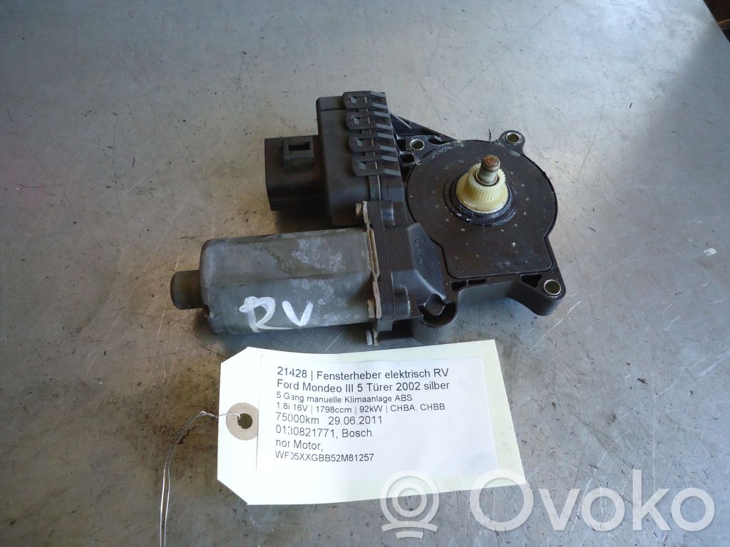 Ford Mondeo Mk III Macara geam față fără motor 
