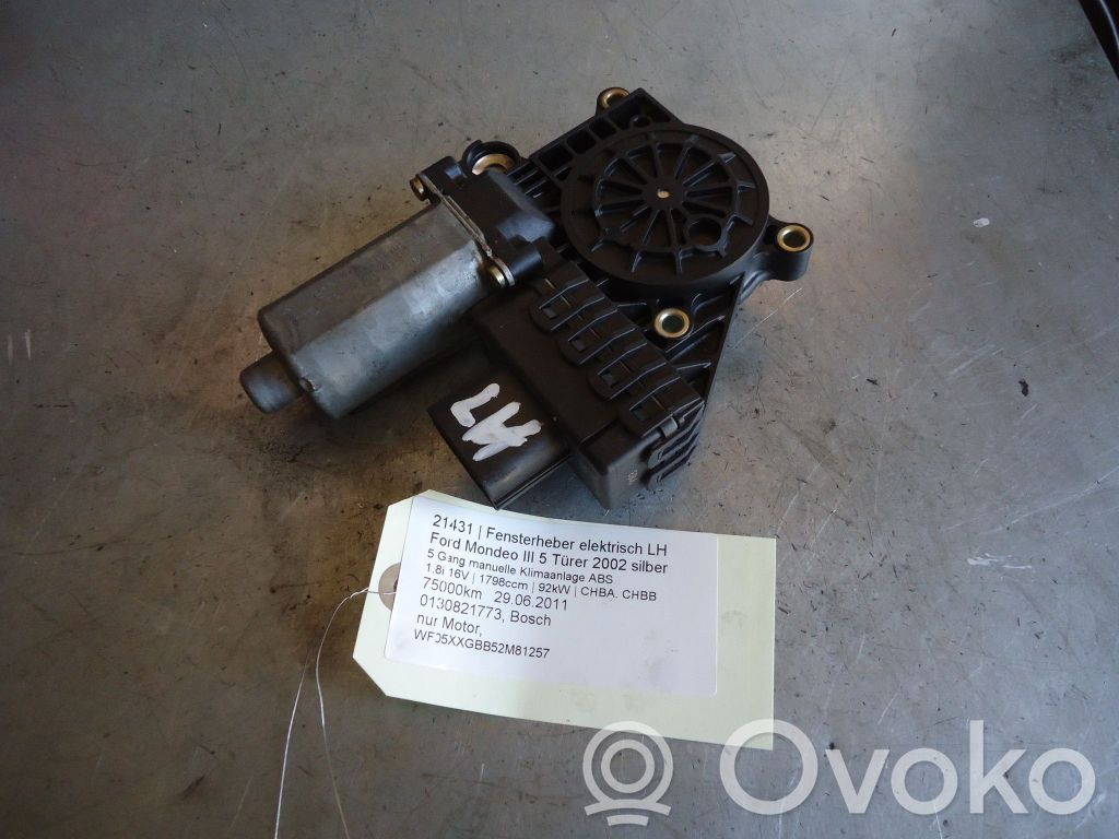 Ford Mondeo Mk III Meccanismo di sollevamento del finestrino posteriore senza motorino