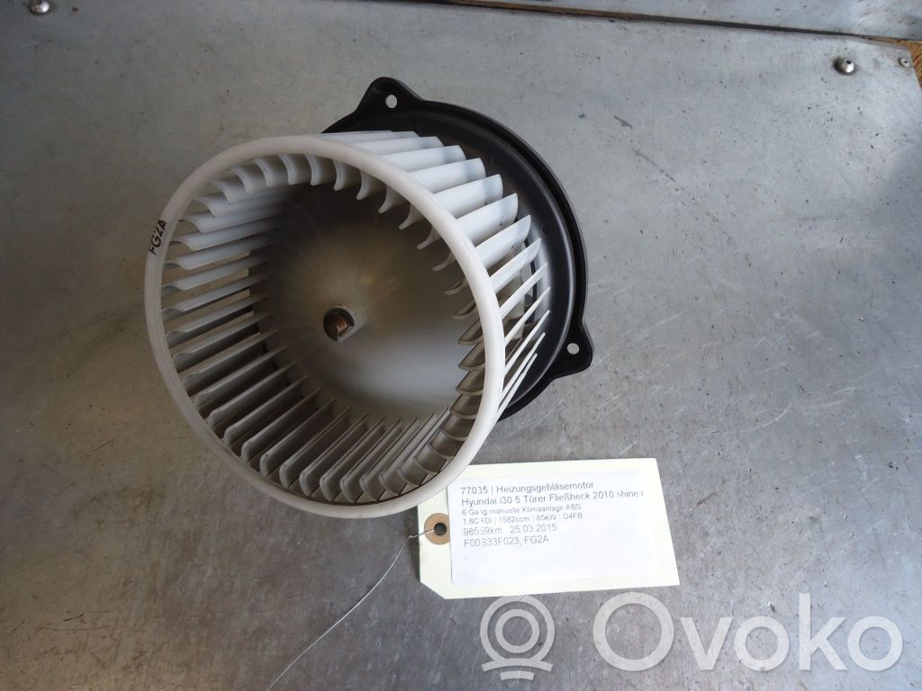 Heizungslüfter   F00S33F023,FG2A,F00S33F023,FG2A