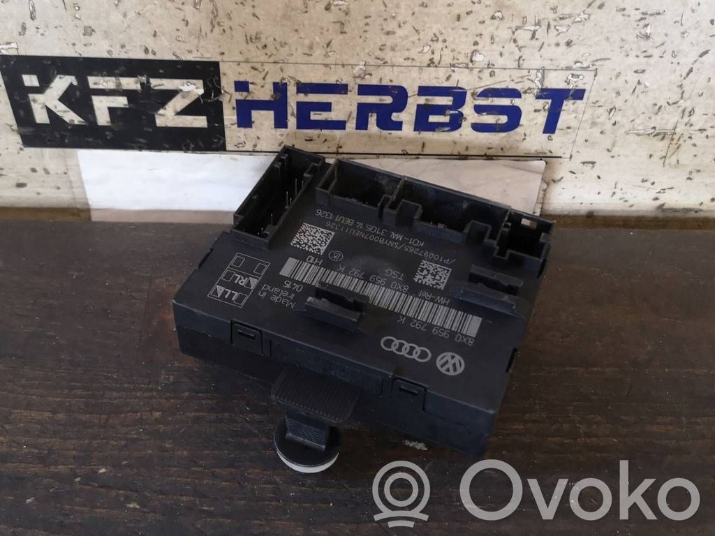 Other control units/modules   8X0959792K,8X0959792K
