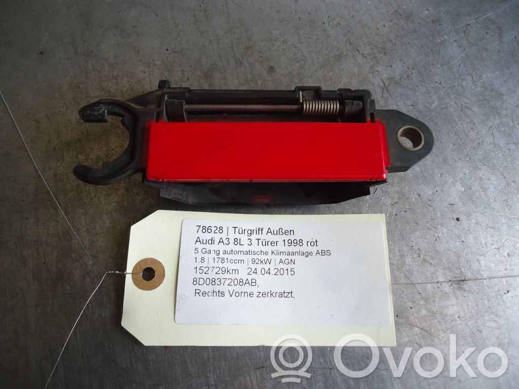 Audi A3 S3 8L Muu ulkopuolen osa 