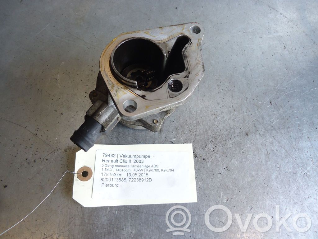 Vacuum pump   8200113585,72238912D,03T0376051,72238912D,8200113585