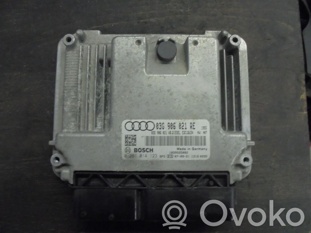 Engine control unit/module   03G906021RE,03G906021AB,0281014123,03G906021AB,03G906021RE