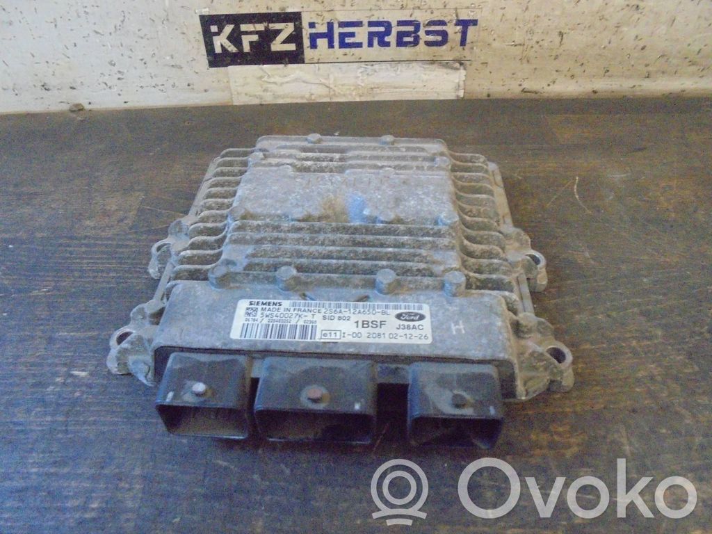 Engine control unit/module   2S6A12A650BL,5WS40027K,1303232,2S6A12A650BL,5WS40027K