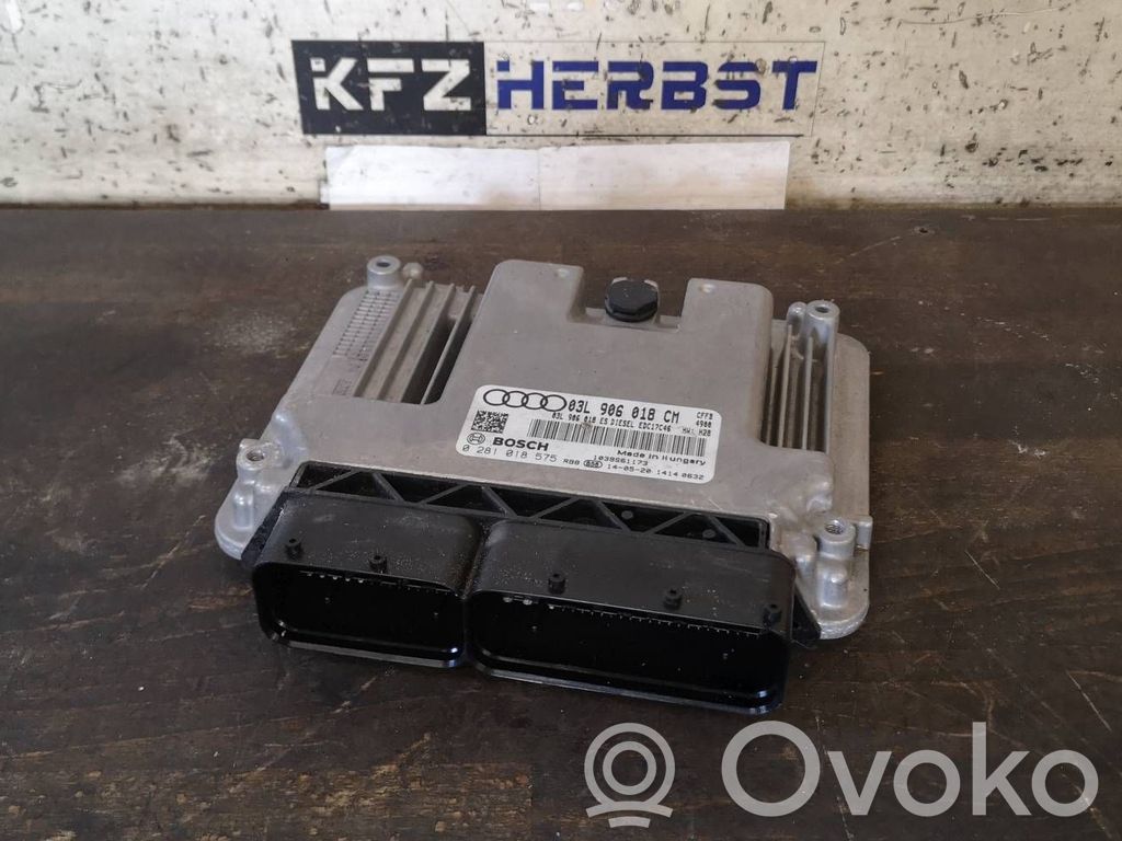 Engine control unit/module   03L906018CM,0281018575,0281018575,03L906018CM