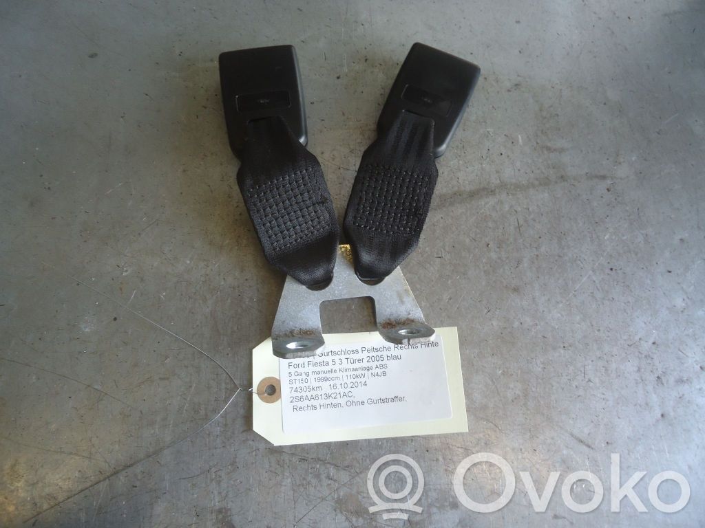 Ford Fiesta Bridă fixare centură de siguranță spate 
