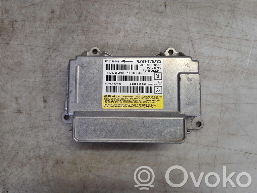 Airbag control unit/module   31340796,0285011064,0285011064,31340796,31658440