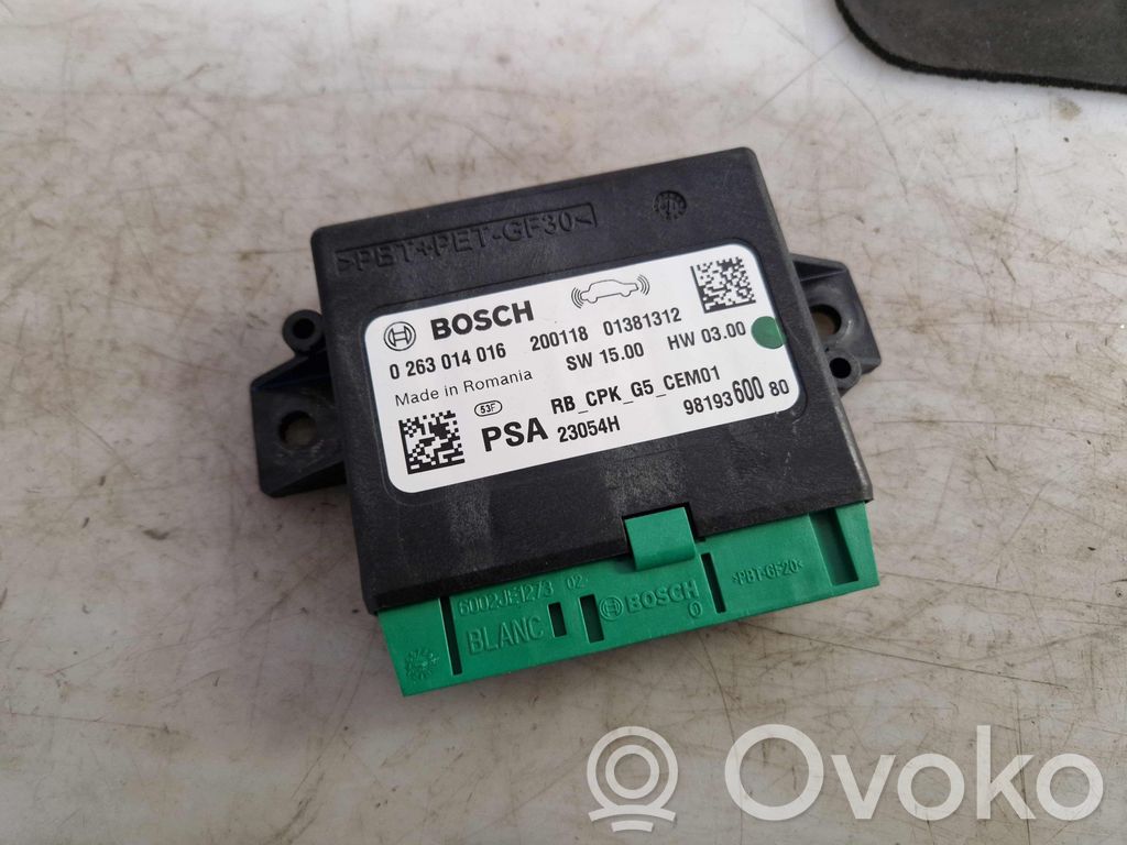 Other control units/modules   9819360080,0263014016,0263014016,1617546180,9819360080
