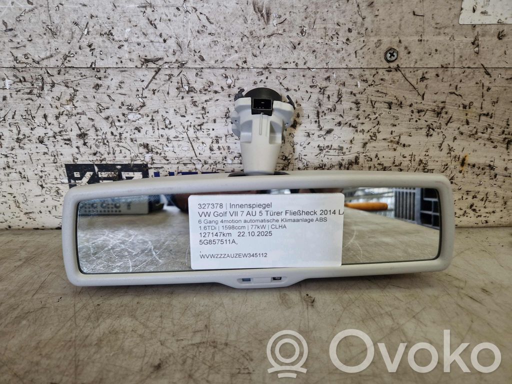 Espejo retrovisor (interior)   5G857511A,5G0857511A,5G0857511A,5G857511A,Y20