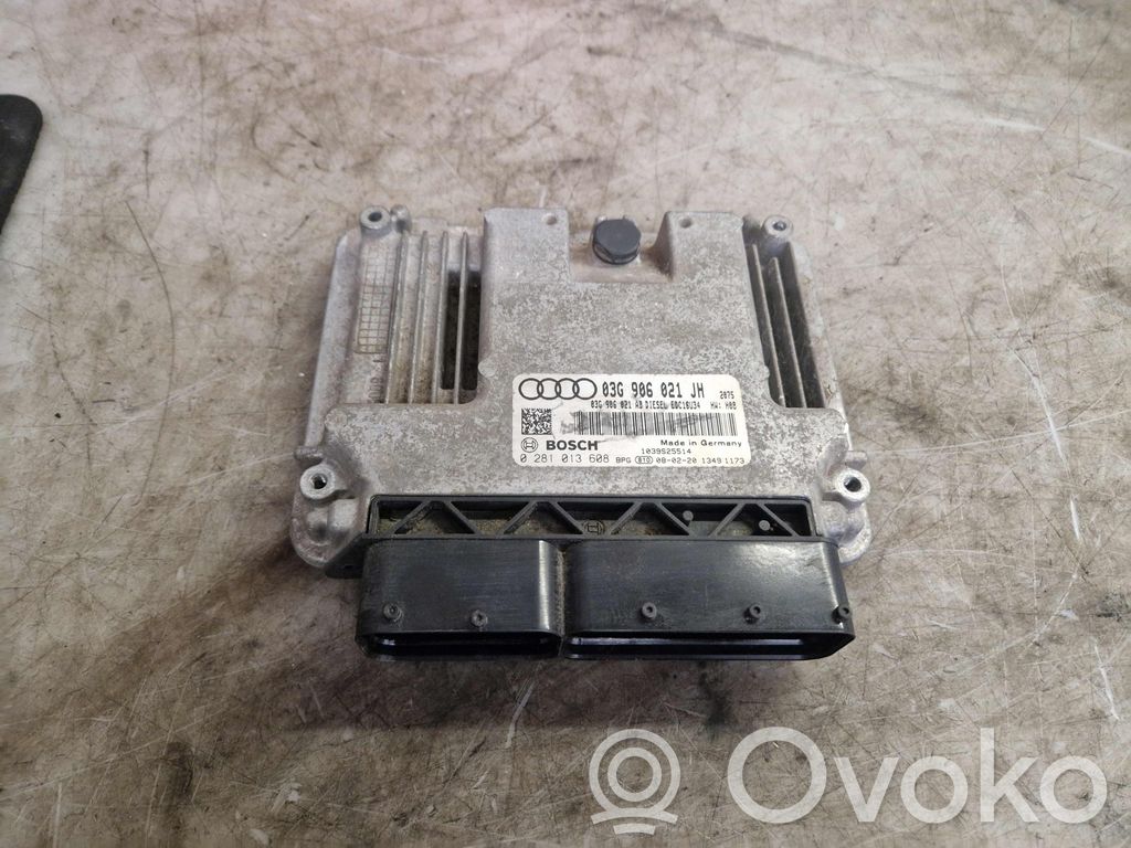 Engine control unit/module   03G906021JH,03G906021AB,0281013608,03G906021AB,03G906021JH