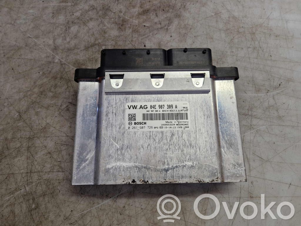 Engine control unit/module   04E907309A,04E906016CE,04E906016CE,04E907309A,5G0