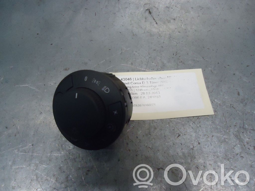 Light switch   13249396,EA,13249396,241893,EA