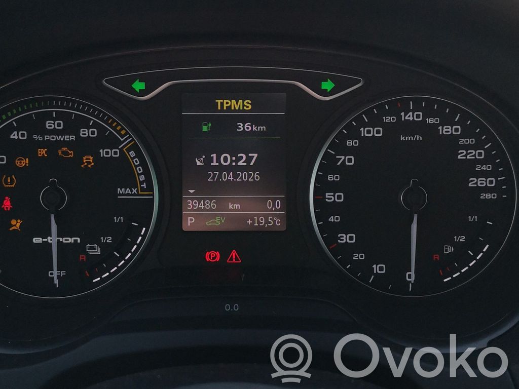 Speedometer (instrument cluster)   8V0920873G,8V0920873G