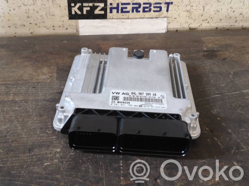 Engine control unit/module   04L907309AB,0281031786,0281031786,04L907309AB