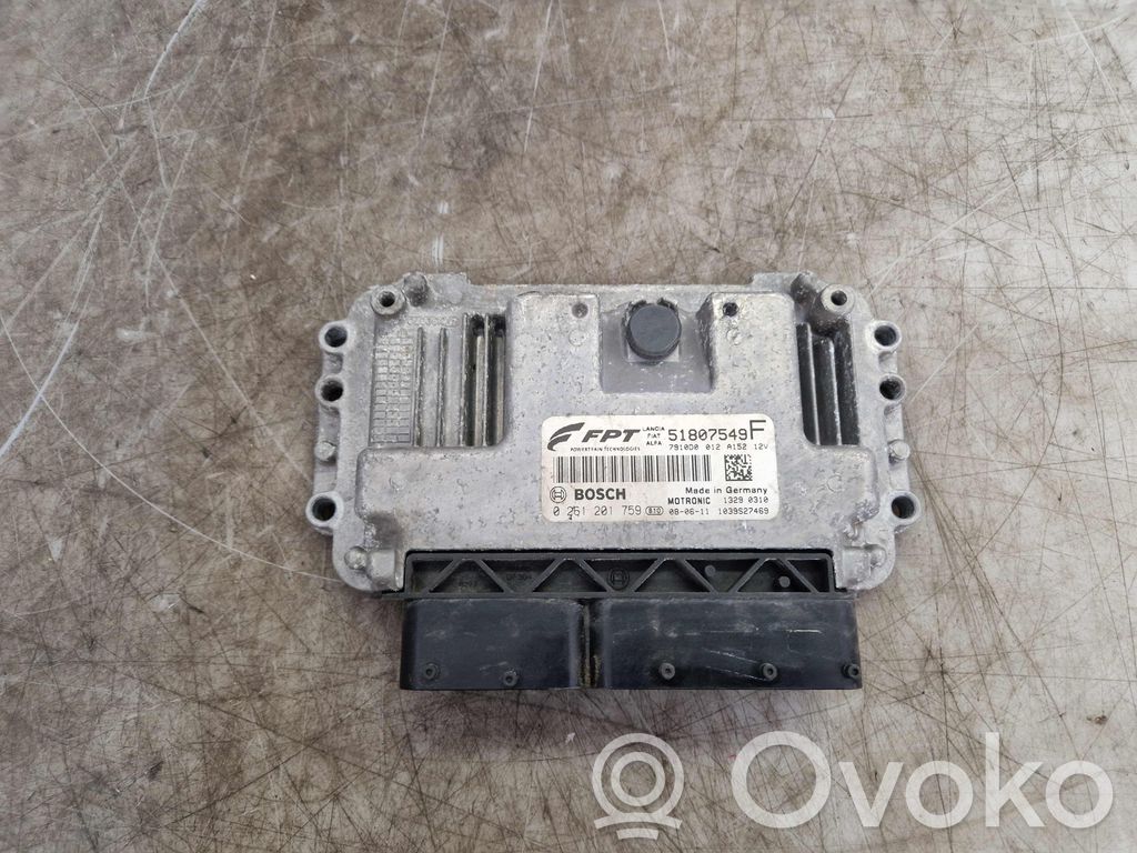 Engine control unit/module   51807549F,51854165,51807549F,51854165