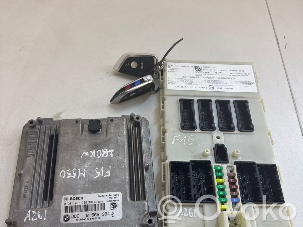 BMW X5 F15 Engine ECU kit and lock set 
