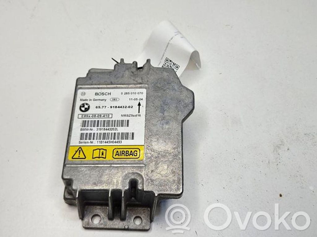 Turvatyynyn ohjainlaite/moduuli   9184432,9184432,0285010070,31918443202L