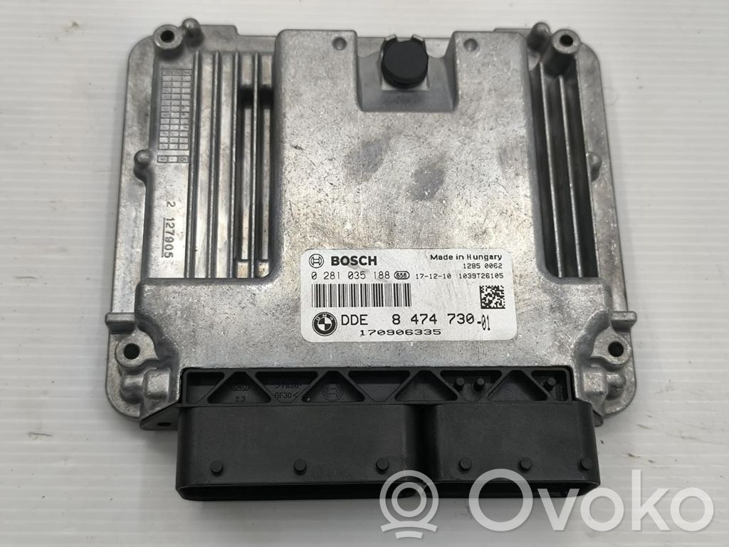 BMW 3 F30 F35 F31 Engine control unit/module ECU 