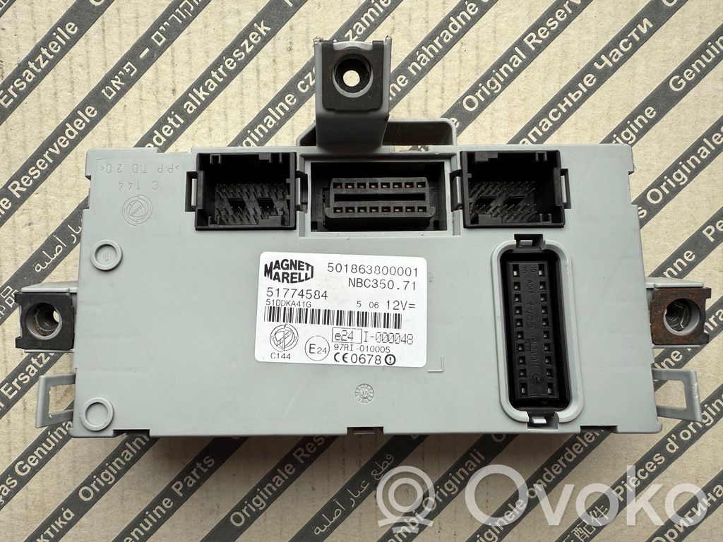Lancia Musa Module de contrôle carrosserie centrale 