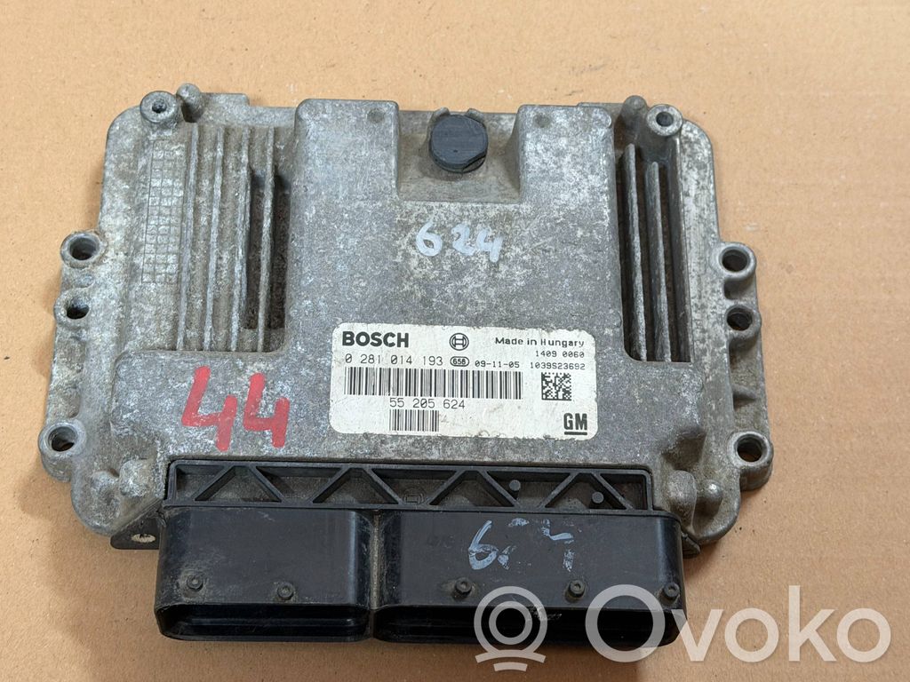 Engine control unit/module   55205624,0281014193,1039S23692