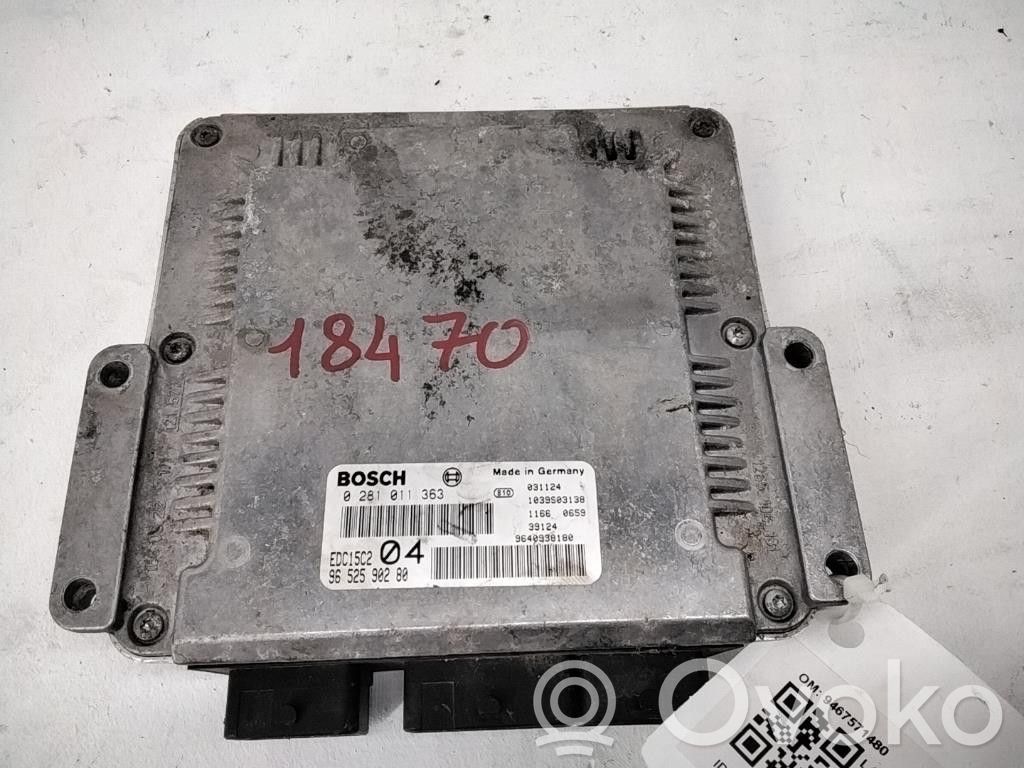 Lancia Phedra Injection control unit/module 