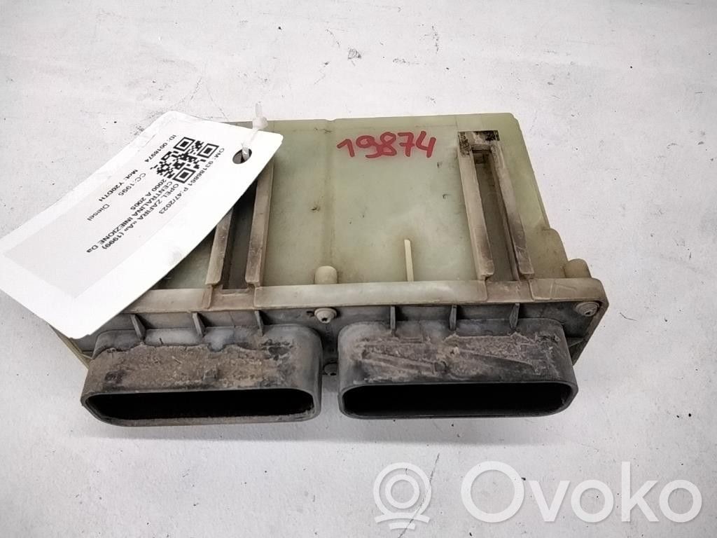 Opel Zafira A Injection control unit/module 