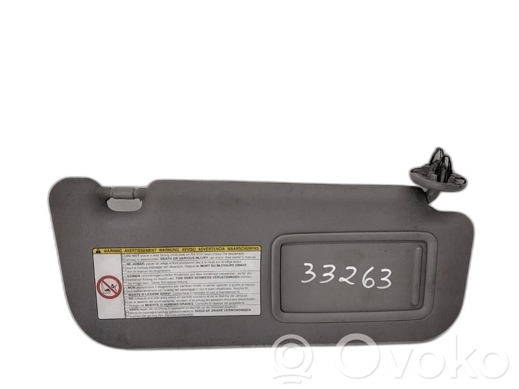 Toyota Yaris Sun visor 