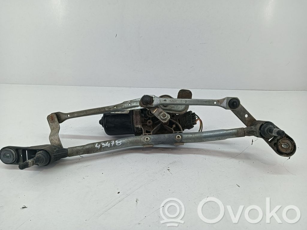 Renault Clio III Wischergestänge Wischermotor vorne 