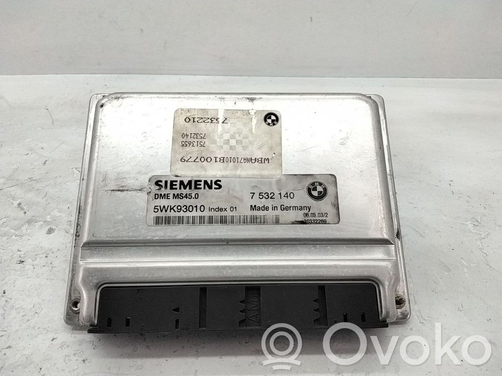 BMW 5 E60 E61 Engine control unit/module 