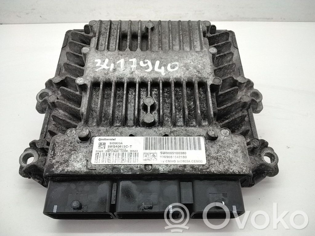 Engine control unit/module   1943GW,9665100380,1943GW,9665100380,RHK
