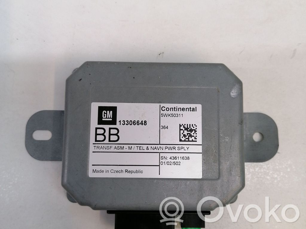 Opel Meriva B GPS navigation control unit/module 