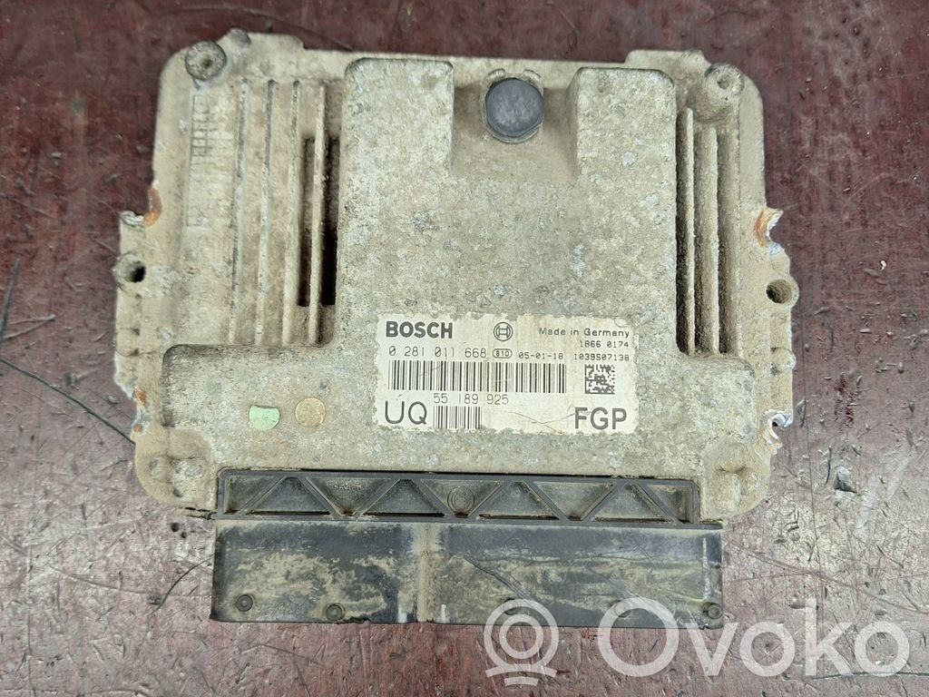 Opel Vectra C Engine control unit/module 