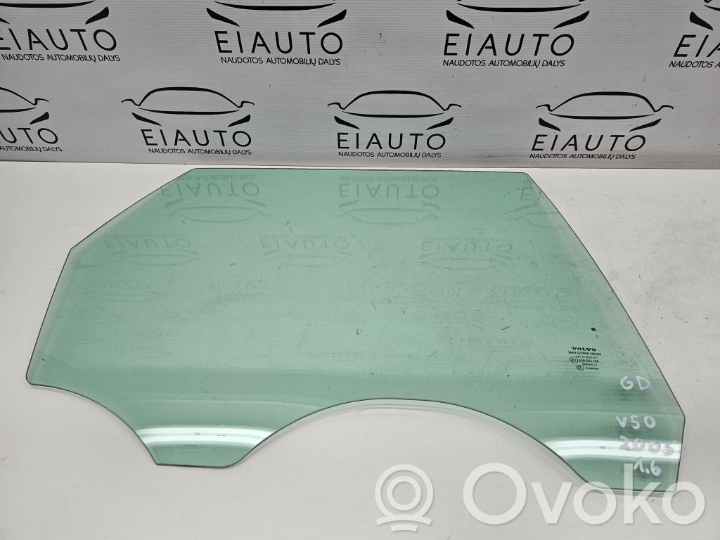 Volvo V50 Vitre de fenêtre porte arrière 