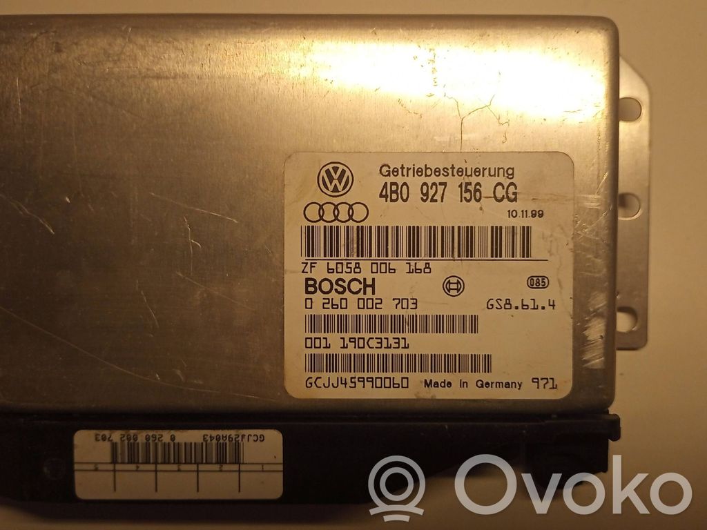 Audi A6 S6 C5 4B Sterownik / Moduł skrzyni biegów 