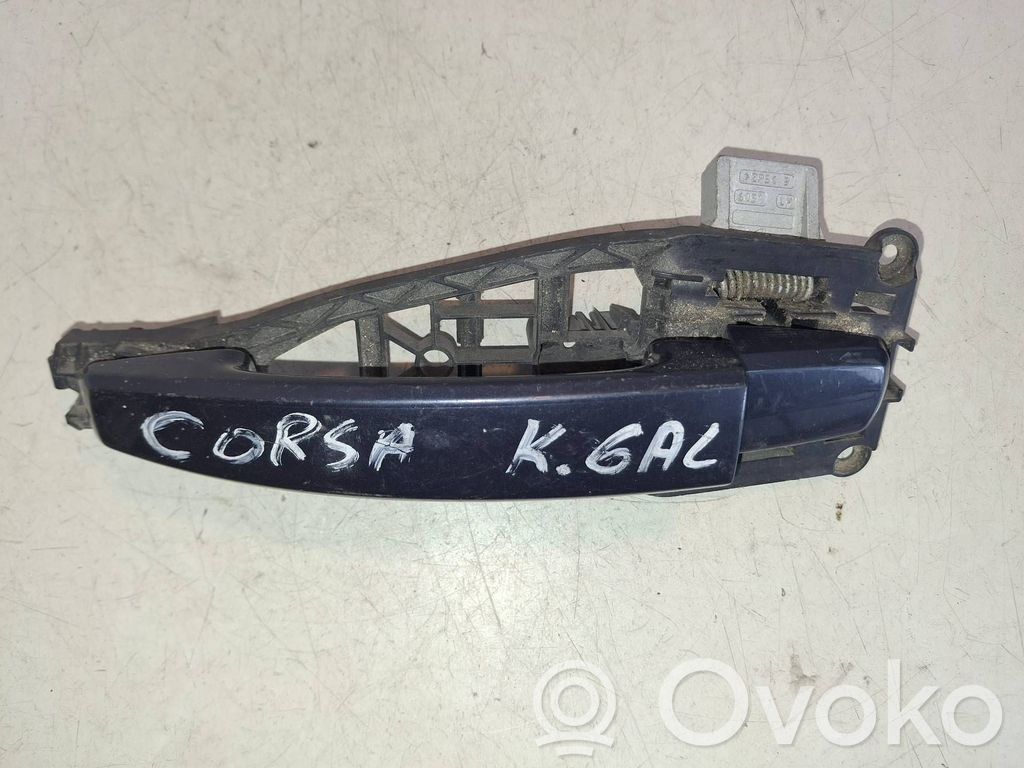 Opel Corsa D Manecilla externa puerta trasera 