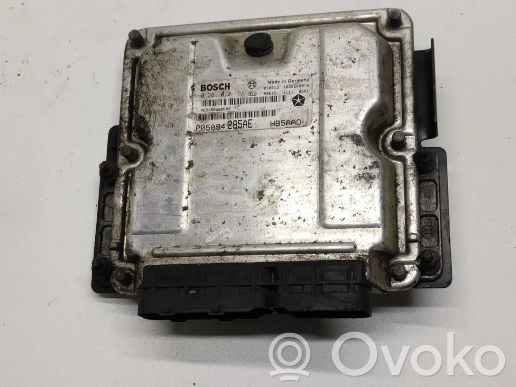 Engine control unit/module   1039S08816,0281012121,P05094285AE