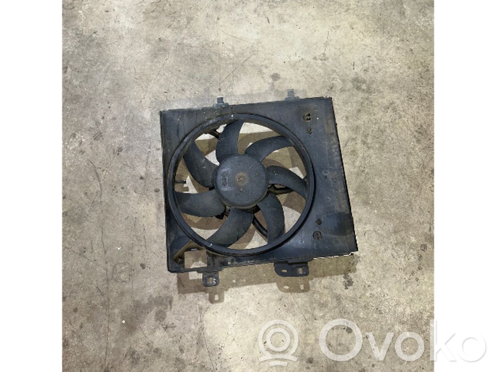 Peugeot 208 I Radiator cooling fan shroud 