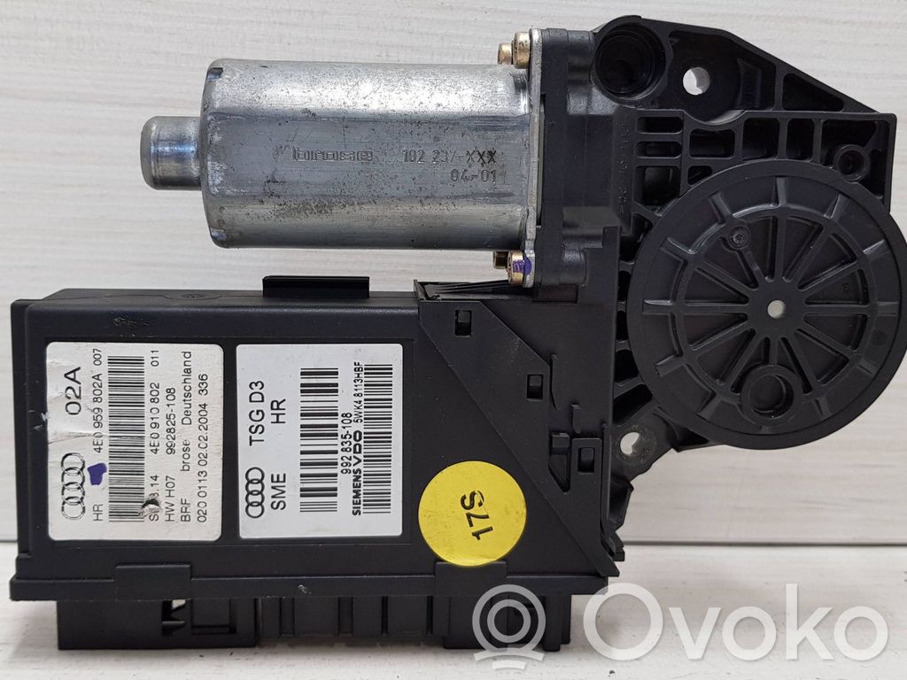 Audi A8 S8 D3 4E Motor macara geam ușă spate 