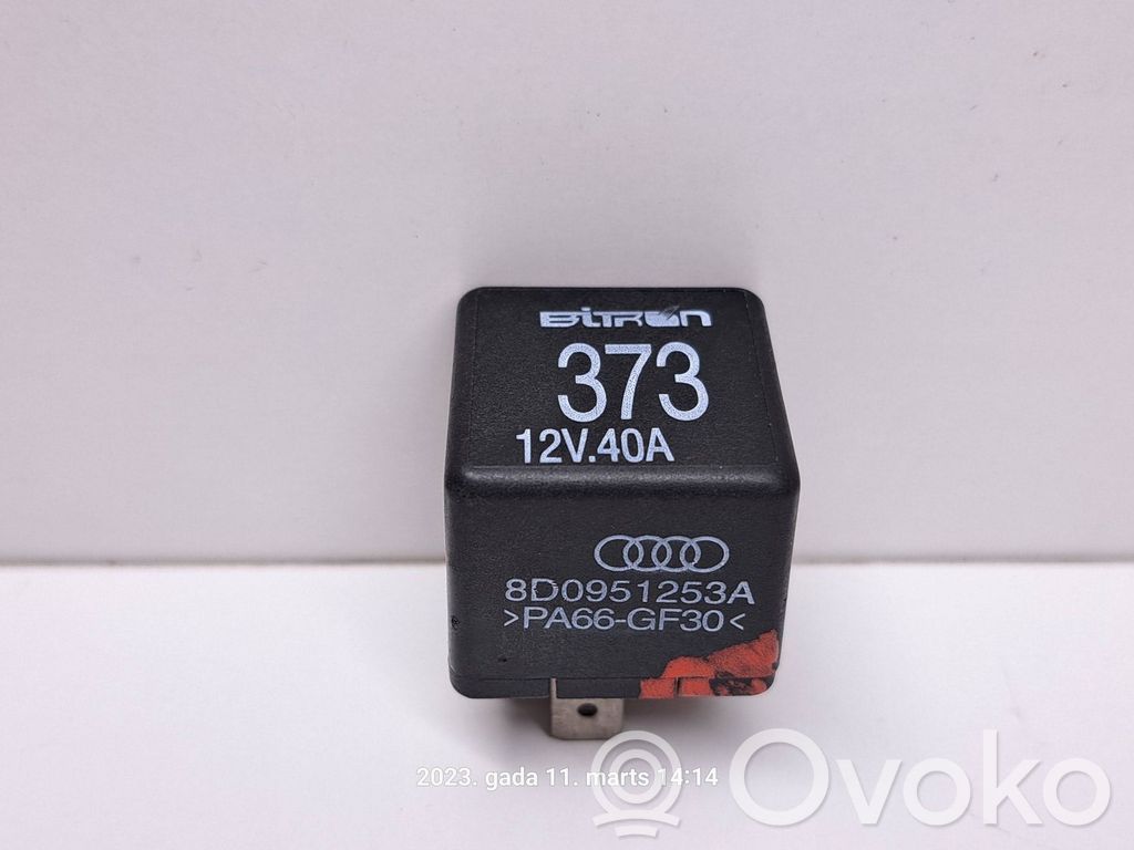 Muu rele   8D0951253A,12V40A,141951253B,431951253G,4H0951253A,6238640,6555HJ,6555VP,9673062180,A0025421319,A0025427219,A0025428019