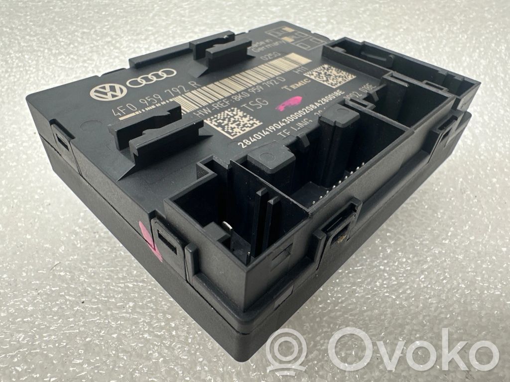 Unité de commande module de porte   4F0959792R,8K0959792D