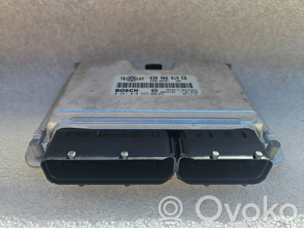 Engine control unit/module   038906019EB,0281010553
