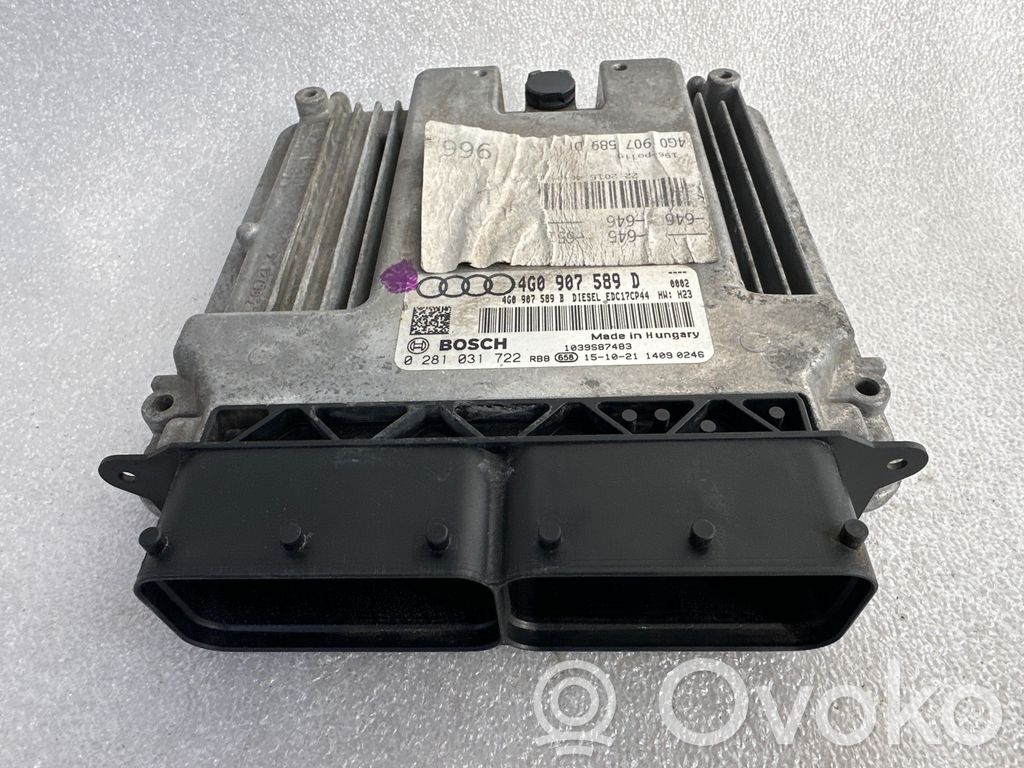 Audi A6 S6 C7 4G Engine control unit/module 