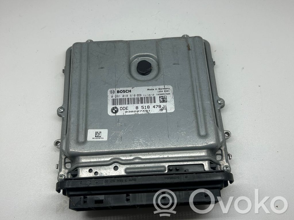 BMW 5 F10 F11 Engine control unit/module 