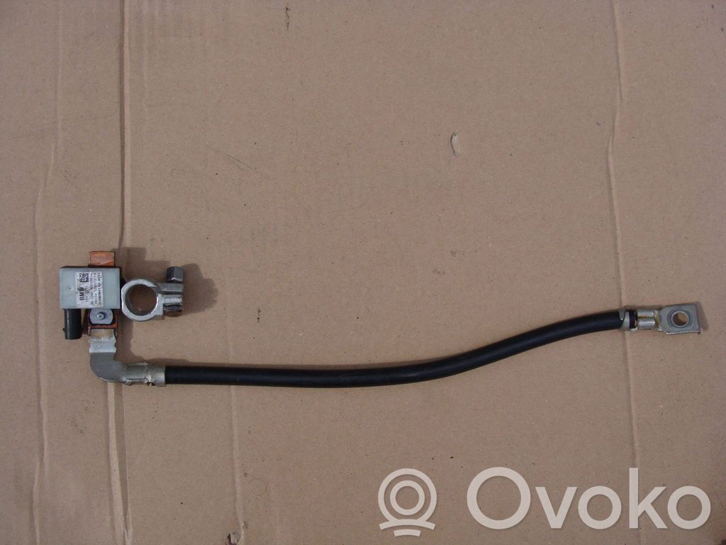 BMW 1 F20 F21 Minus / Klema / Przewód akumulatora 