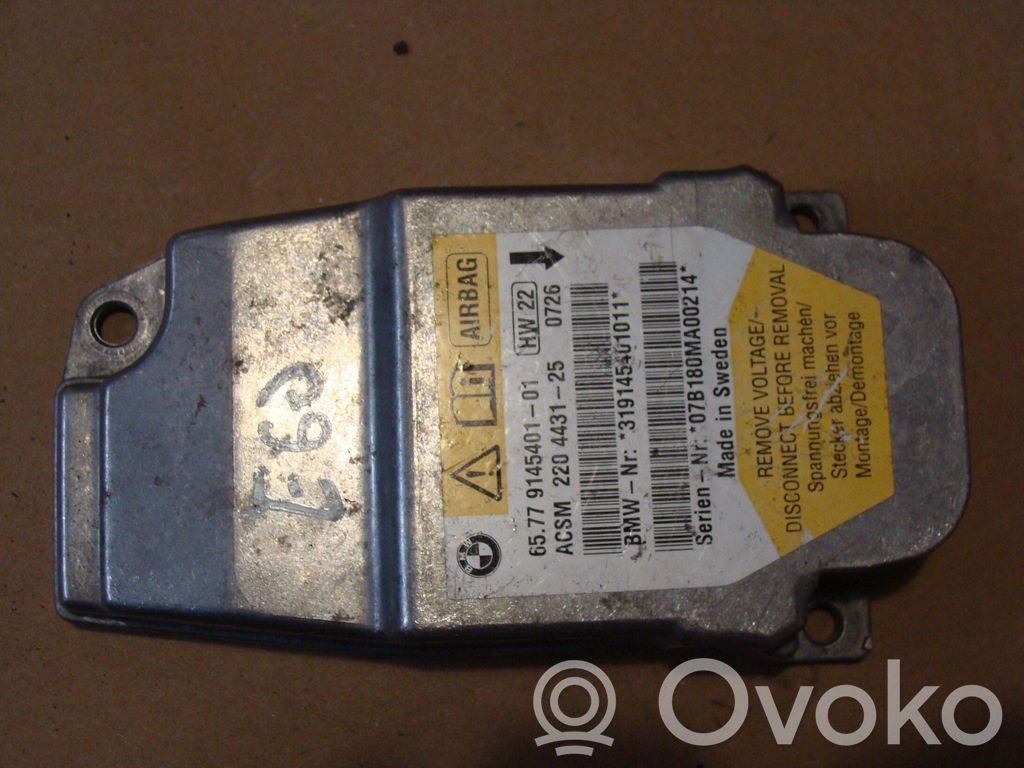 BMW 5 E60 E61 Airbag control unit/module 